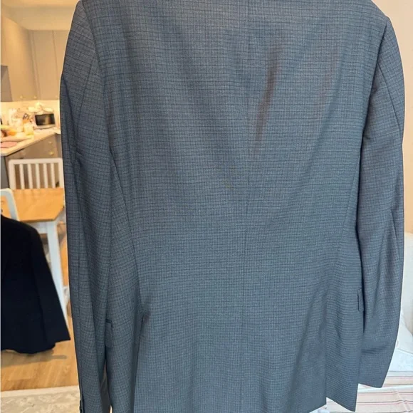 Z Zegna Charcoal Suit - 40R Slim Fit Wool